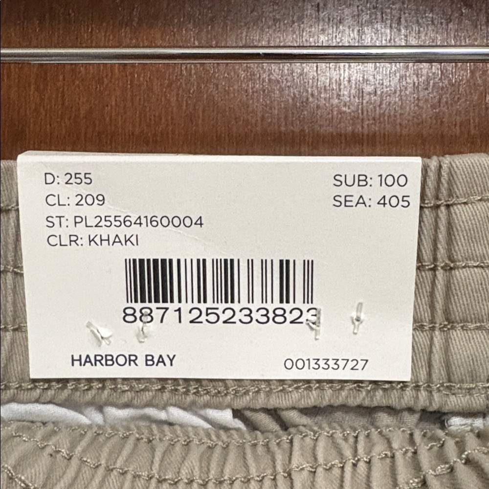Harbor Bay Sky Blue Flat Front Shorts - Picture 2 of 4